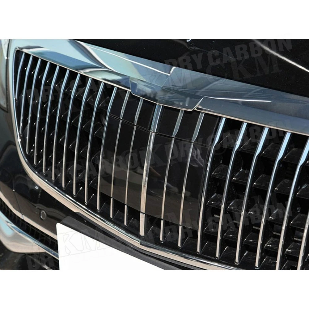 

ABS Front Bumper Grille Mesh Racing Grill Cover Facelift for Benz S Class W222 S320 S350 S400 S560 S600 S680 S65 2014-2019