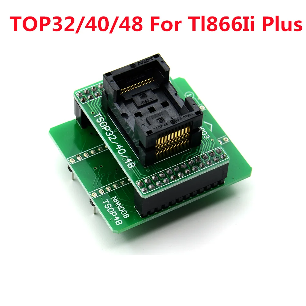 Tsop48 nand adaptador apenas para xgecu minipro tl866i plus programador para nand flash chip tsop48 adaptador soquete profissional