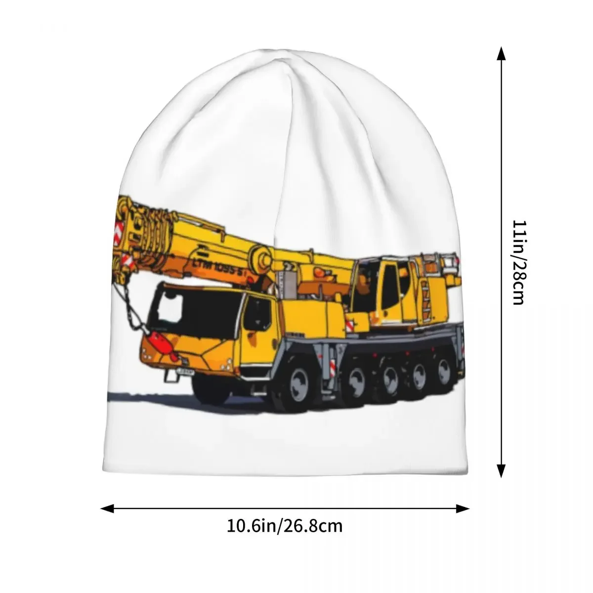 Liebherr Heavy Crane Warm Knitted Cap Fashion Bonnet Hat Autumn Winter Outdoor Beanies Hats for Men Women Adult