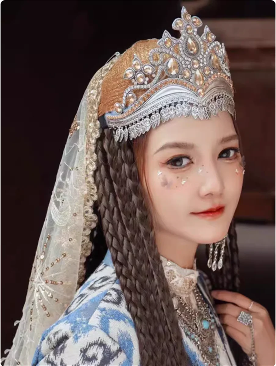 

Bohemian Diamond Bride Crown Exotic Style