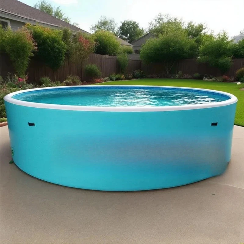 Drop Inflatle with Accsori, Deep Portle Pool Covered Outdoor Parti and Gam