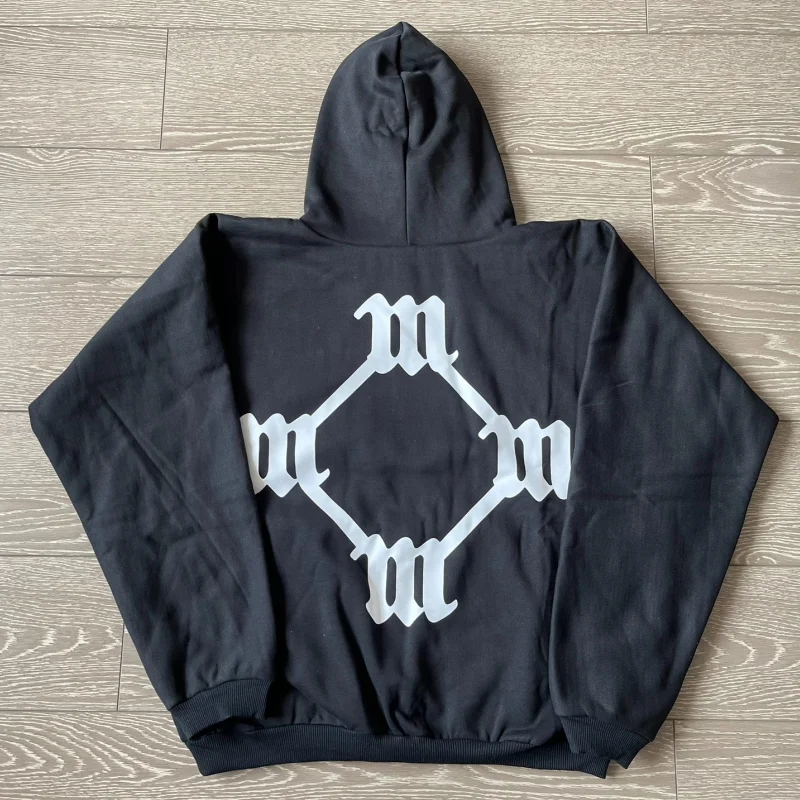 

Men Women Fashion Kanye Yeezy Hooded Sweatshirt Letter Print One-piece Cut Thin Fleece Hoody Casual Sports Pullovers