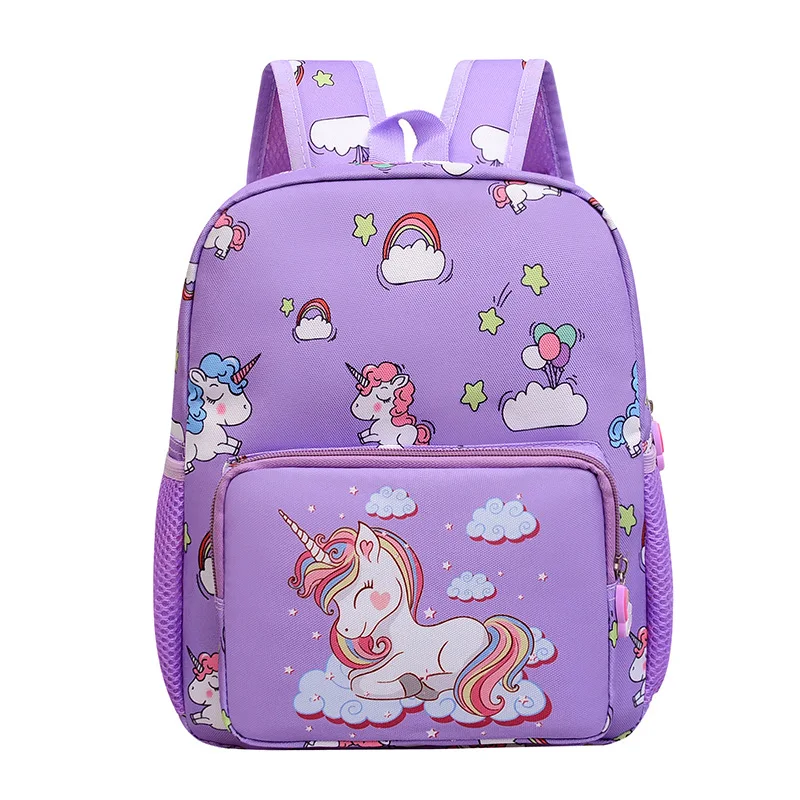 Tas sekolah anak perempuan pola Unicorn lucu 2023 ransel anak perempuan untuk 2-5 tahun tas TK Anak putri kecil