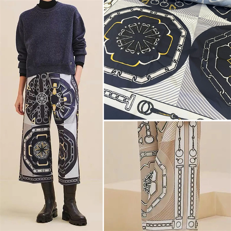 

25 Summer New Style 1.4m Width 21mm Elastic Twill Simple Fashion Chain Clothing Shirt Handmade DIY Mulberry Silk Fabric By Meter