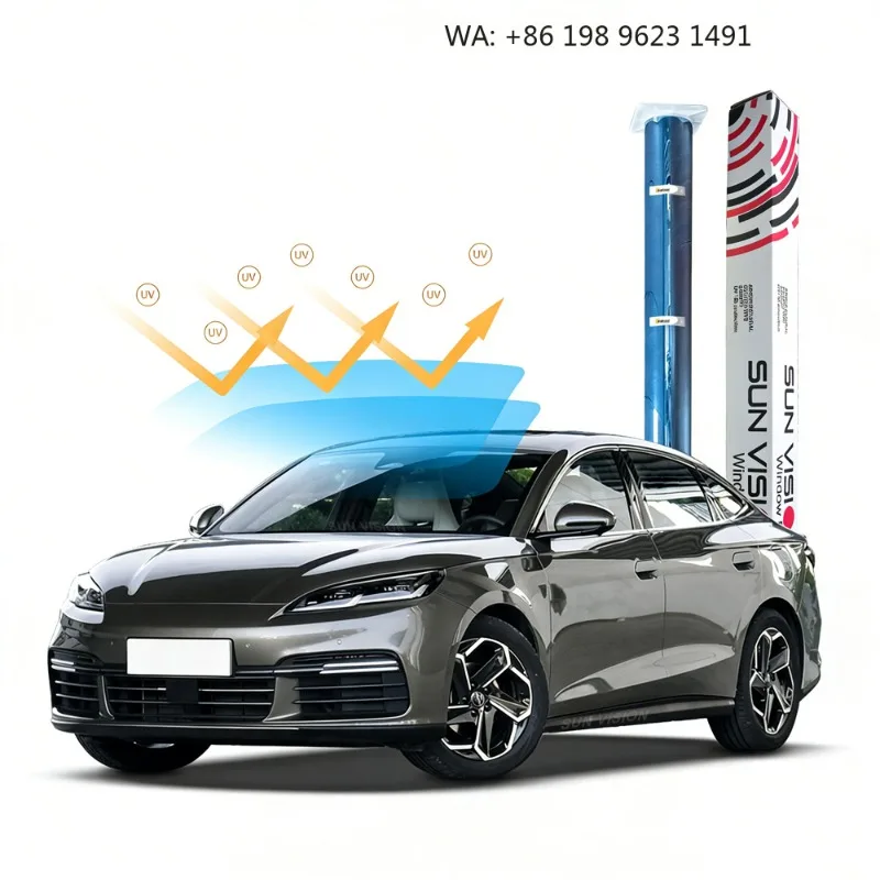 Factory Direct Privacy Car Window Film High IR Rejection UV Block HD View Anti-Explosion Interior Protection Wholesale
