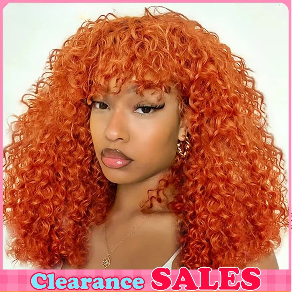 

Имбирь Джерри Кудрявые Короткие Пикси Боб Стрижка Реми Человеческие Волосы Парики С Челкой Медовый Блондин Оранжевый Не Кружевные Передние Парики Для Чернокожих Женщин