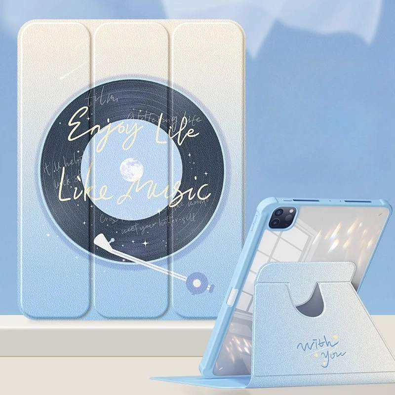 

Чехол для iPad Funda iPad A16 11 дюймов Pro 4 5 6 12,9 дюйма Защитный чехол для iPad Air3 4 5 Mini 6 7 10 11 Чехол для планшета с держателем для ручки