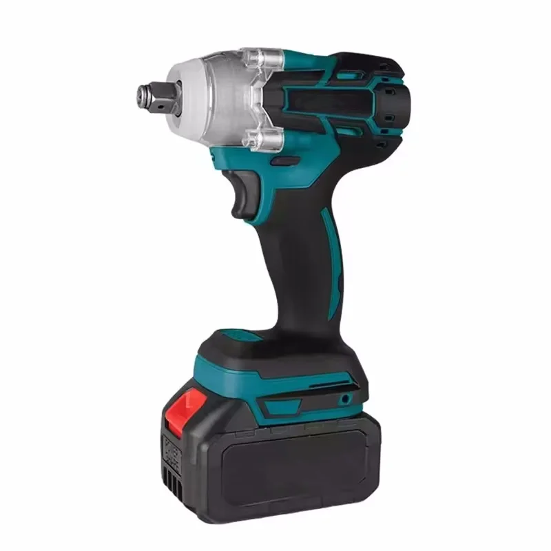 Cordless Electric Impact Wrench Power Tool Brushless Electric Wrench Hand Drill Socket For 21V Battery