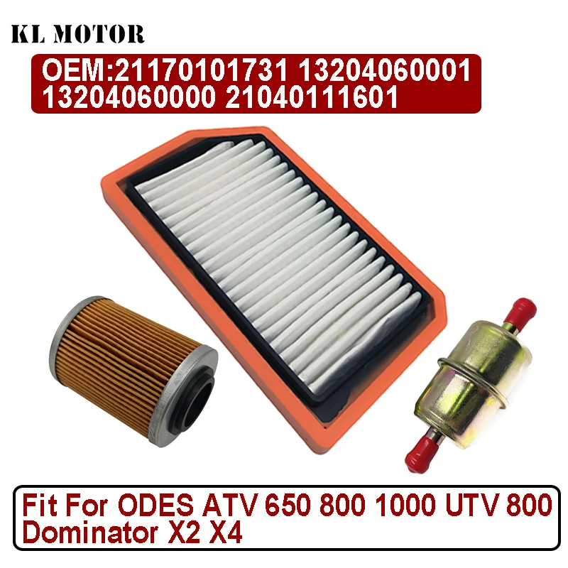 

Air Filter and Fuel Filter For ODES 650 800 1000 ATV 21170101731 13204060001 13204060000 21040111601