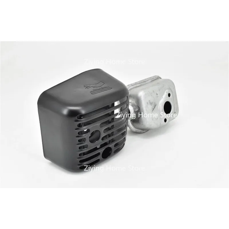 Suitable for GXV160 Muffler+outer Cover, Original Muffler Exhaust Pipe Lawn Mower