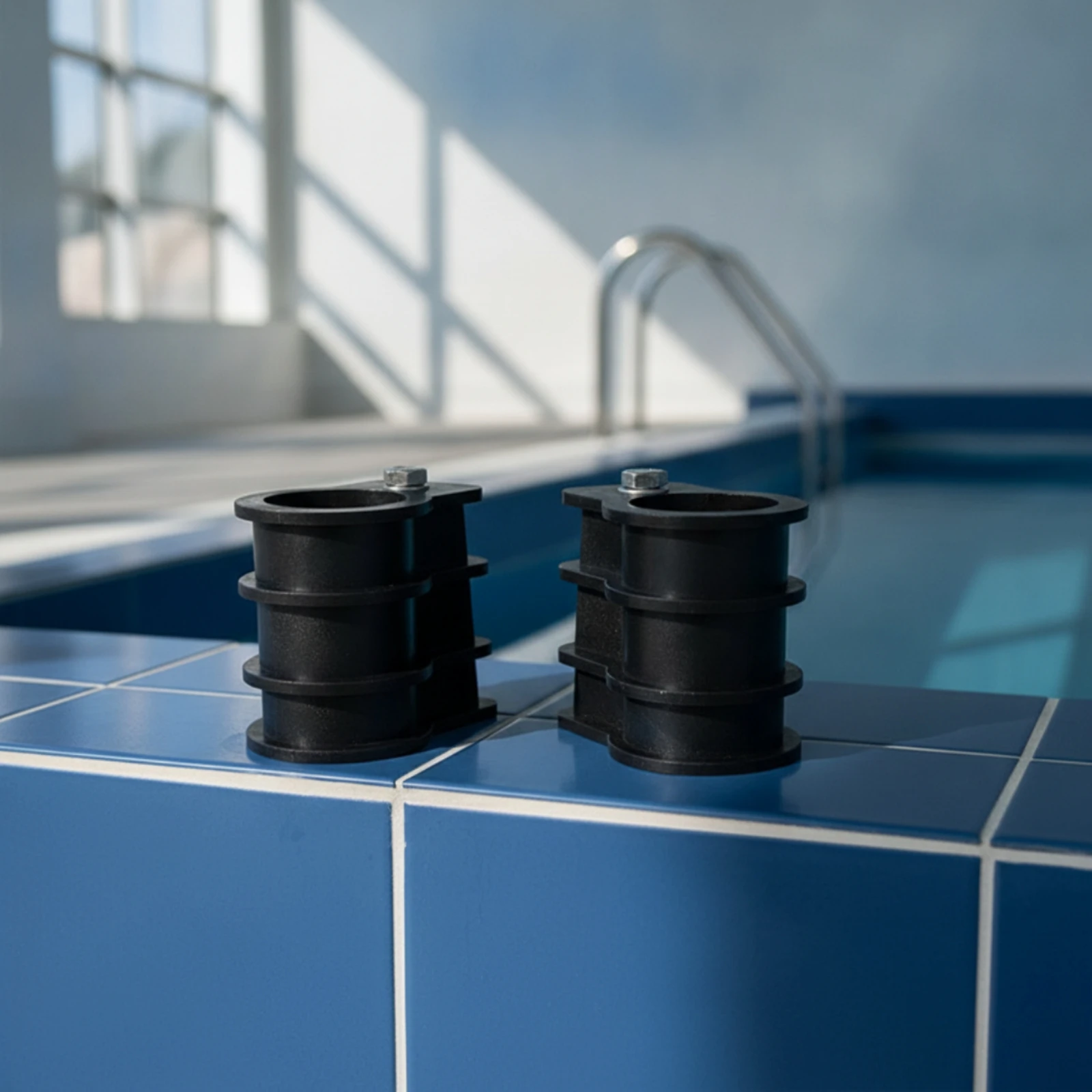 プール用はしご埋め込み部品-ボルト金具付きで簡単に取り付けられるプール用はしごアンカー-費用をかけずに頑丈なメンテナンスが可能