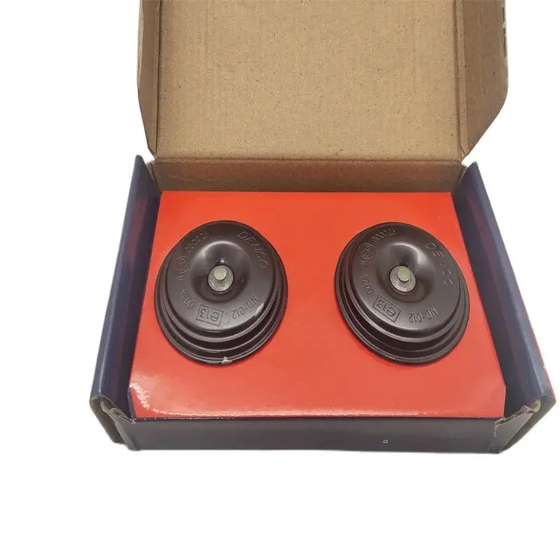 Hot Sale 1 set For DENSO Car air horn Disc shape waterproof niversal Interface Original Quality 12V CAR Toyota HONDA All The Car