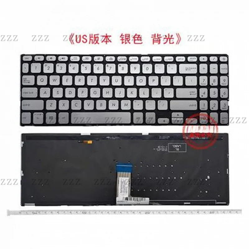 ZZ US Keyboard for Asus Vivobook F512 F512D F512DA F512F F512FA F512U backlit
