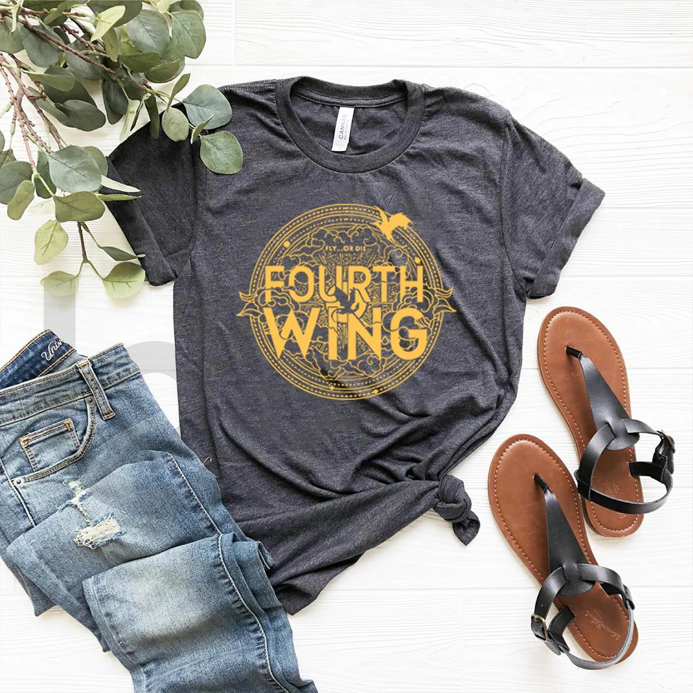 Basgiath War College t-shirt Fourth Wing Shirt Dragon Rider Violet Sorrengail tees Bookish merch Rebecca Yoros top Gift for Fans