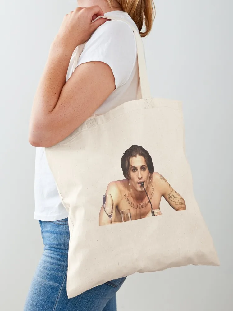 

Maneskin Damiano David ;) Tote Bag university shopper bag large tote bag the tote Big women