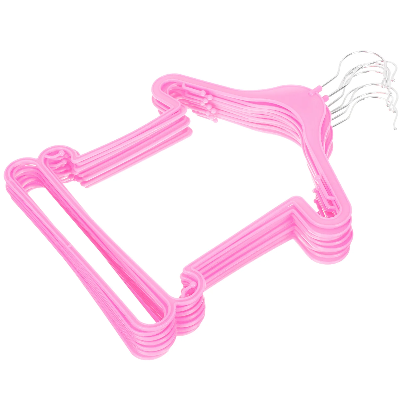 10 pcs Children Clothes Hangers Toddler Clothes Hangers Baby Clothes Plastic Hangers Infant Hangers Clothing Organizer for Child