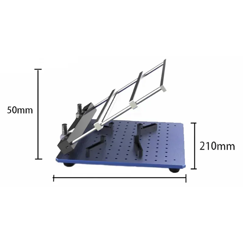 Steel Mesh Solder Paste Printing Table Steel Sheet Smt Solder Paste Printing Manual Small Screen Printing Set 170Mmx170Mm