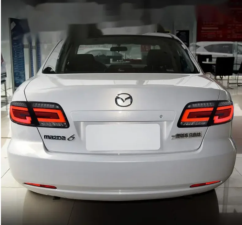 

Светодиодные задние фонари для Mazda 6 2003-2015, динамический указатель поворота, автомобильные задние фонари в сборе
