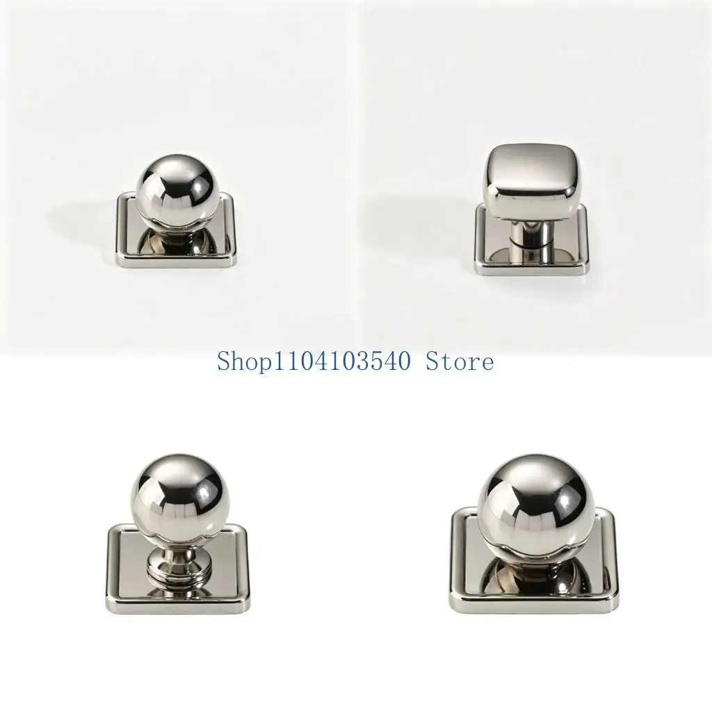 02DC Cabinet Front Handle with Silver-Tone Finish for Drawers, Wardrobes, Storage Furniture and Household Update Projects