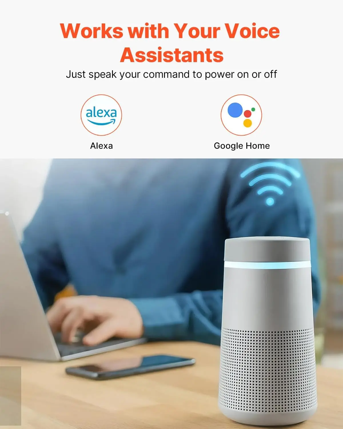 Smart Dimmer Switch, Wi-Fi 2.4GHz, Dimmable Smart Switch with Tempered Glass Touch Panel, 15% to 85% Stepless Dimming