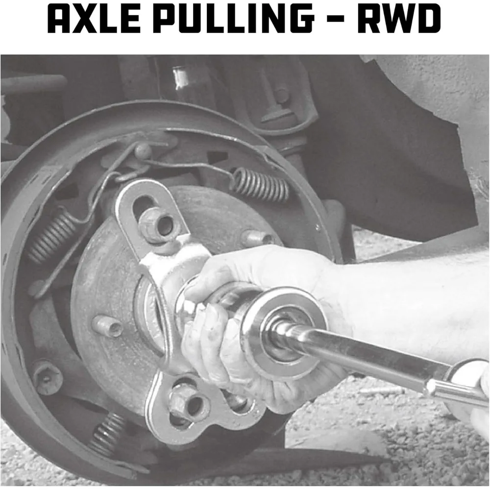 Powerbuilt 21-Piece Master Axle Puller Set for Car Bearing and Seal Removal - Vehicle Repair Tool Kit