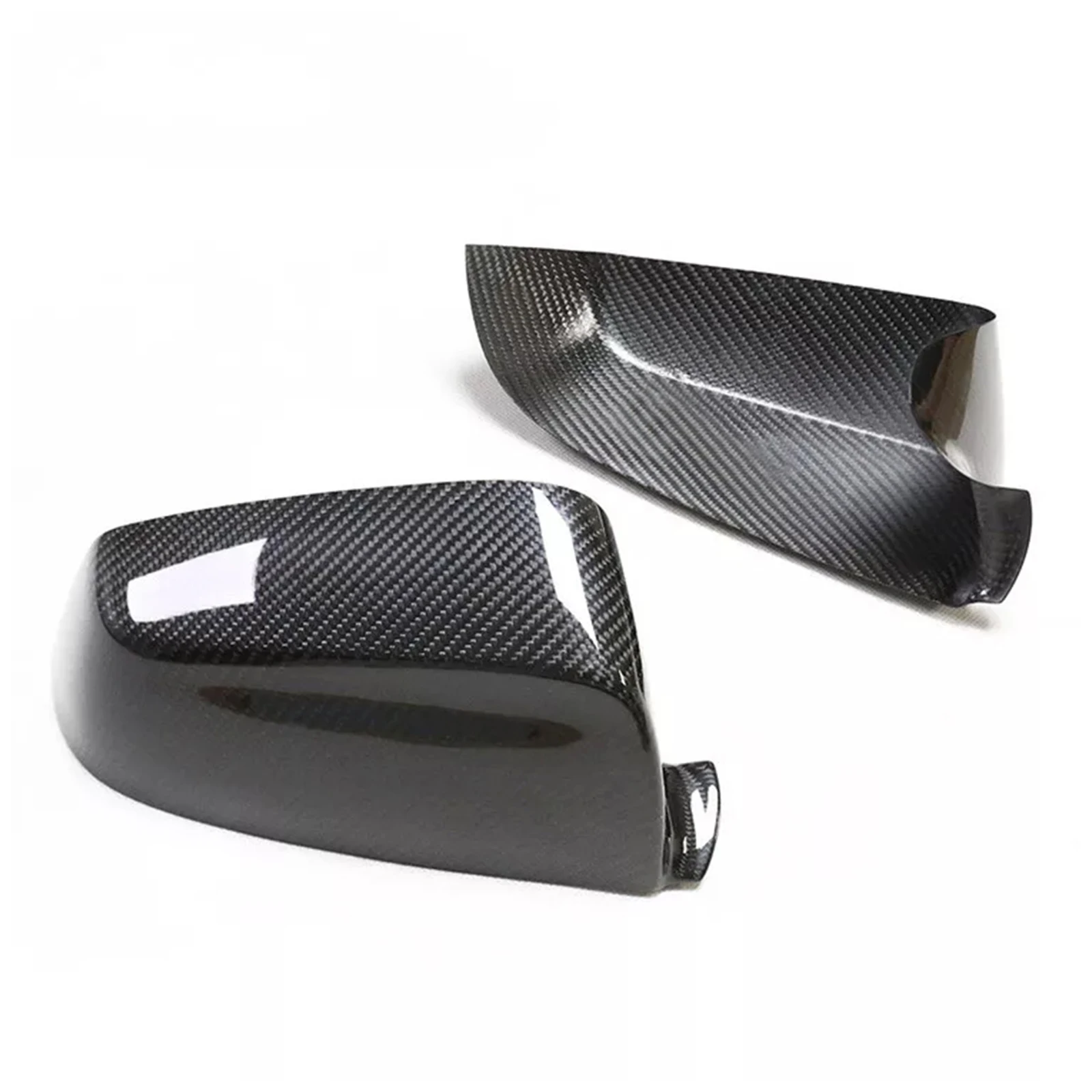 Carbon Fiber Side View Mirror Cover Caps Compatible for BMW E60 F10 GT F07 America Version F06 F12 F13 F01 F02 2007-2013