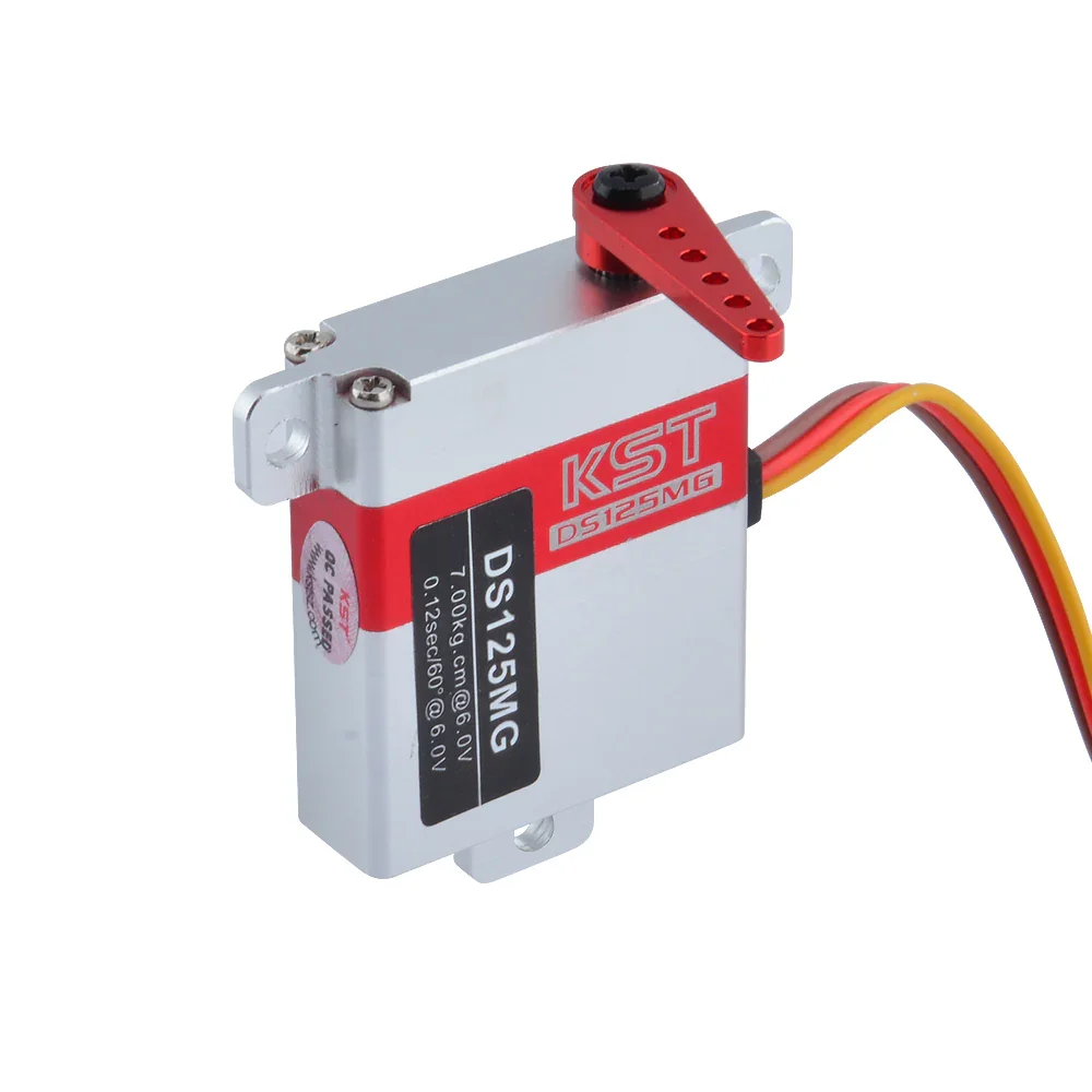 KST DS125MG 10mm High Torque Digital Wing Servo 7KG Metal Gear for RC Glider Radio Control Model Airplane