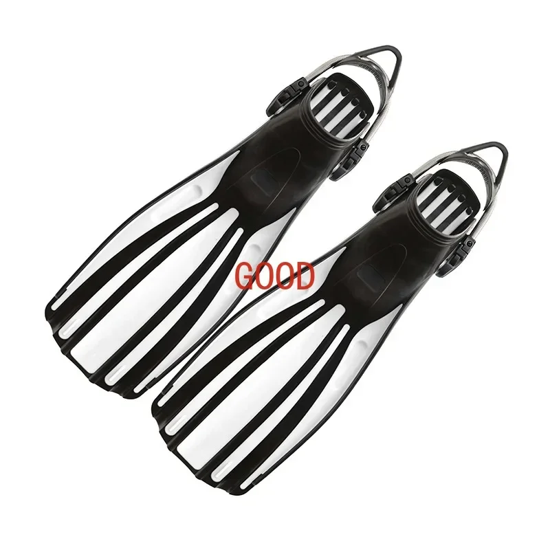 NEW Scuba Diving Stainless Steel Spring Fin Straps Fins Adult Swim Shoes Silicone Long Snorkeling Monofin Dive Flippers Dropship