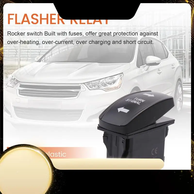 

Универсальный 3-проводной контроллер вспышки 12 В с переключателем указателя поворота, светодиодное реле мигалки для лодок, грузовиков, автомобилей, квадроциклов, UTV-A74F