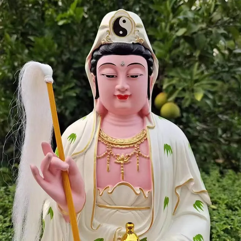 Cihang Taoist Statue, Temple Ornament, Fairy Girl Real Person