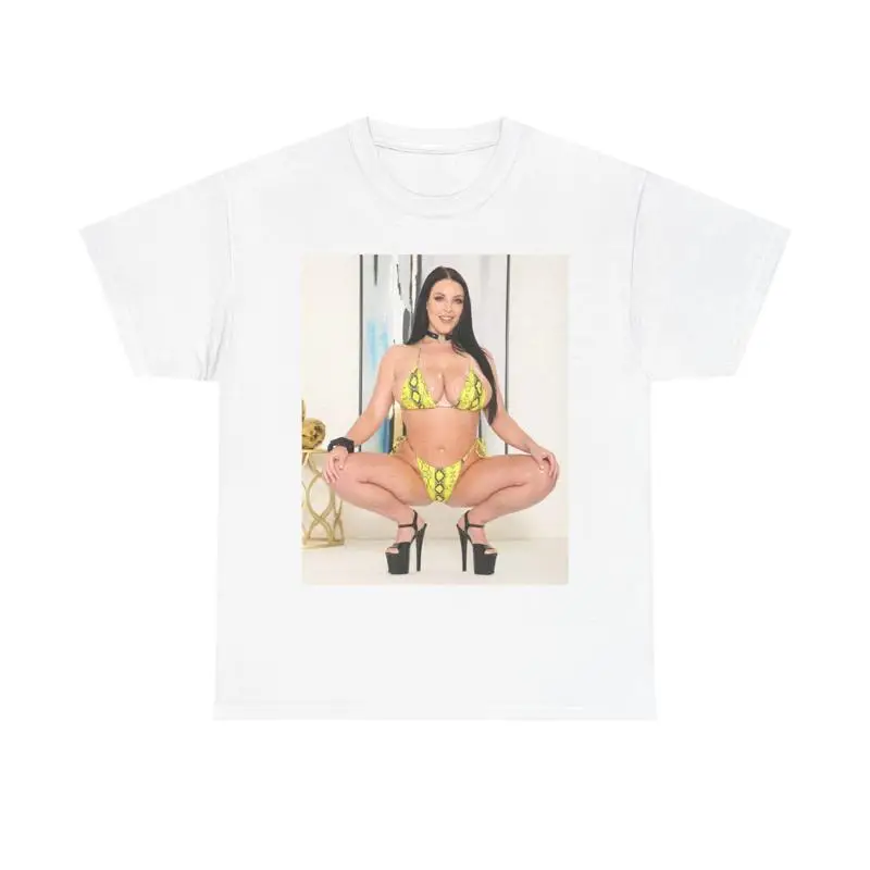 

Angela White Shirt Bikini Poster Model Funny Onlyfans Unisex Heavy Cotton Tee