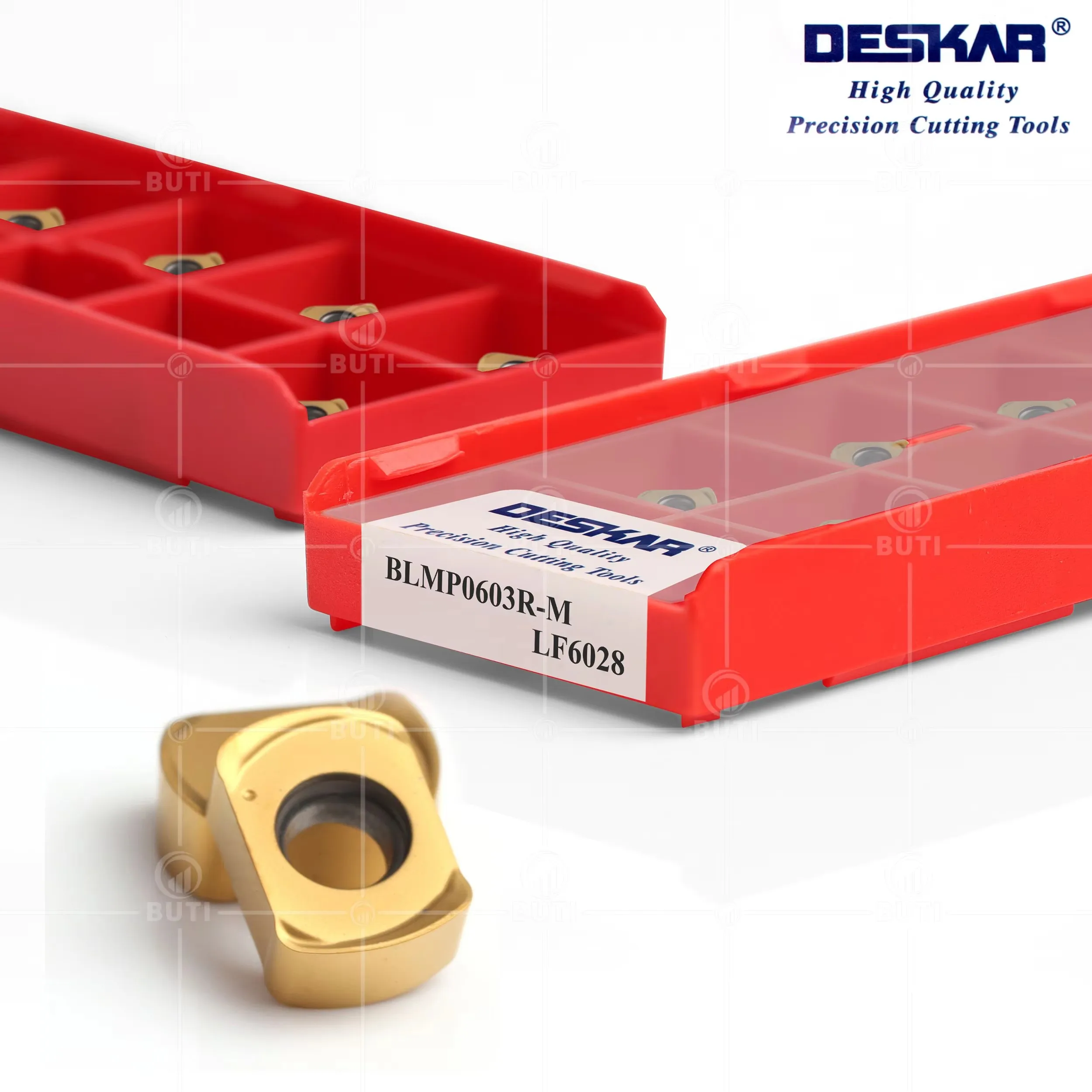 DESKAR 100% الأصلي طحن إدراج BLMP0603R-M LF6018 6028 سلسلة الوجهين مخرطة CNC عمليات قطع إدراج جزء طحن شفرة