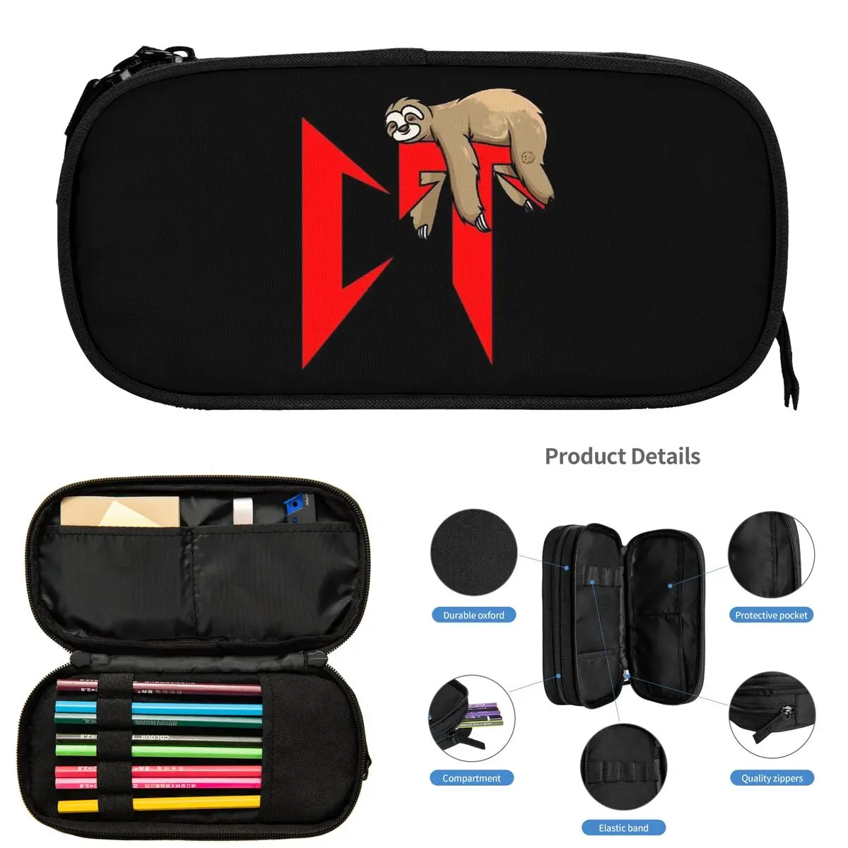 Natanael Cano Nata Montana ألبومات مقلمة للطلاب الهدايا صندوق القلم حقيبة أقلام رصاص سعة كبيرة قلم رصاص الحقيبة حامل قلم