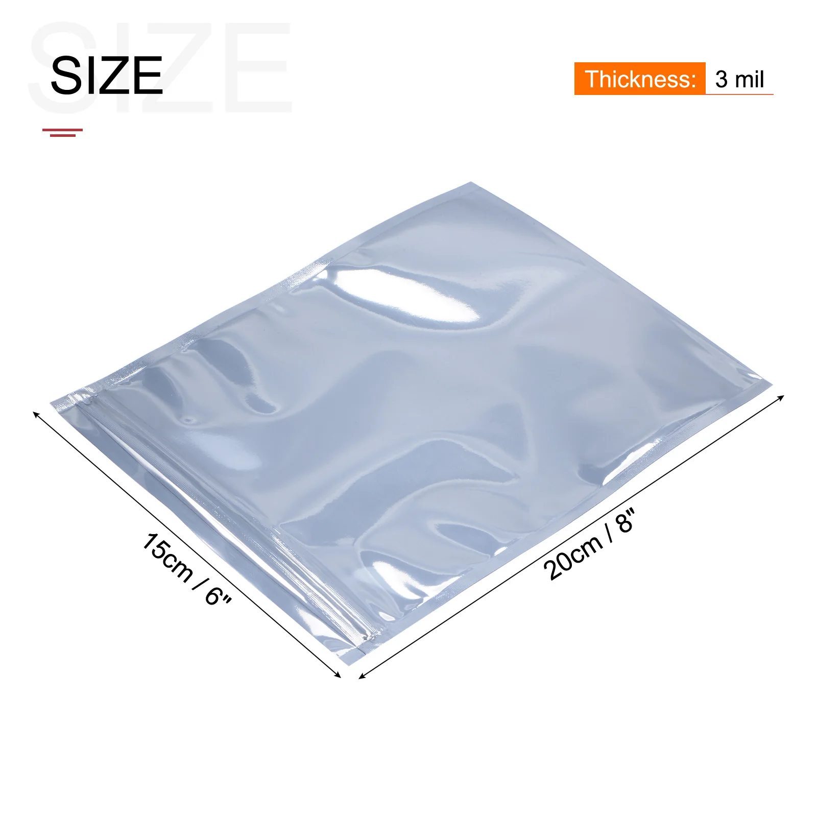 uxcell 25pcs Anti Static Bags Shielding Bag 6x8inch(15x20cm) Resealable with Labels for Hard Drive HDD SSD