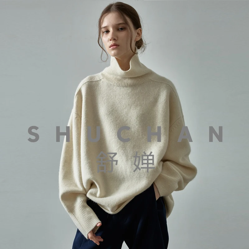 

Женская водолазка, осенне-зимний вязаный шерстяной пуловер с длинными рукавами, Blusa Inverno Feminina