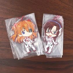 NEON GENESIS EVANGELION Anime EVA Mari Makinami Asuka Langley Rubber Keychain