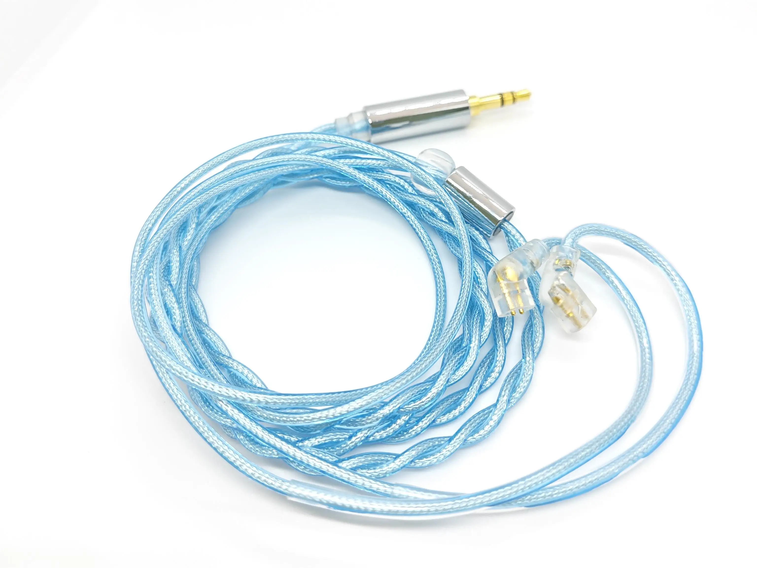 Em6l Em2r Em1 Kabel Simgot Mt1pro Lizt 2 Core Oortelefoons Verzilverde Upgrade Occ 4.4Mm Balans 2.5 3.5