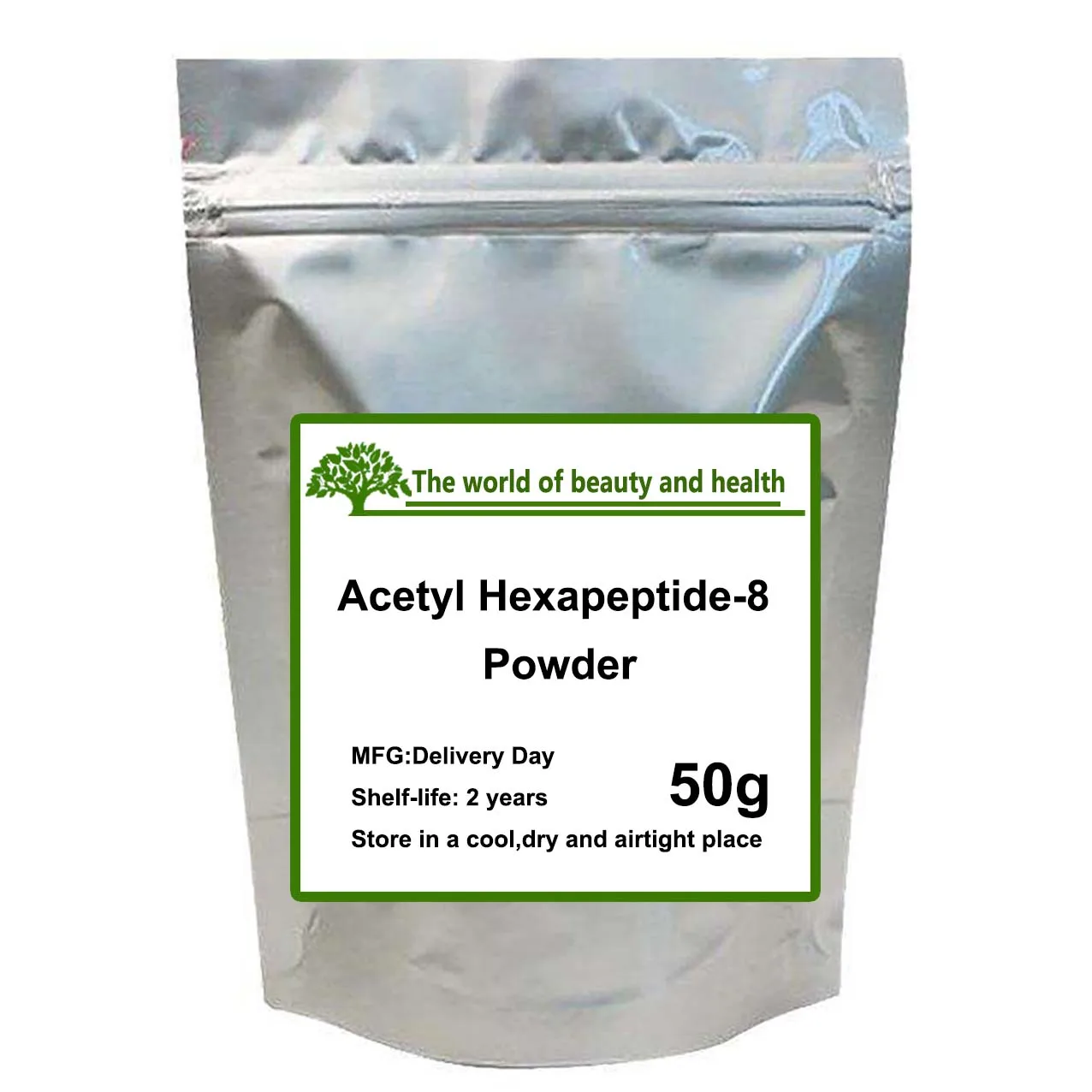 Top-selling Acetyl Hexapeptide-8 Powder, an Effective Hexapeptide for Reducing Wrinkles in Cosmetics