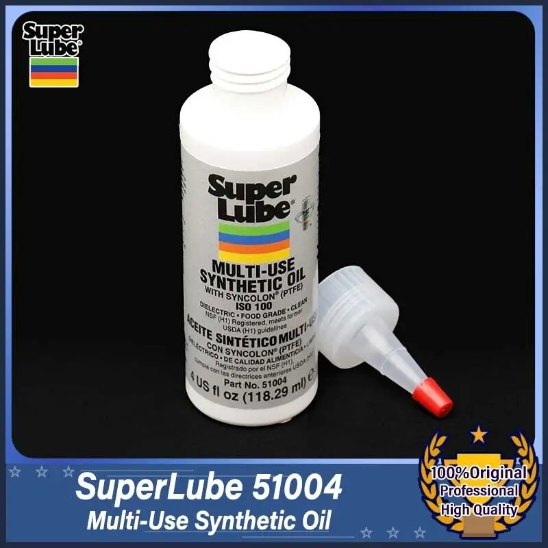 1PC Super Lube 51004 Lubricant Oil 4oz 118ml Multi-Use Synthetic Oil SuperLube