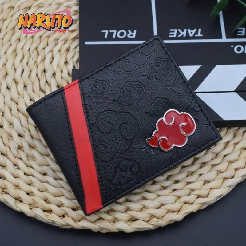 Naruto Wallet Uzumaki Anime Action Figures Uchiha Toys Foldable Wallet Bank ID Card Holder Card Clip Bags Cartoons Wallet Gifts