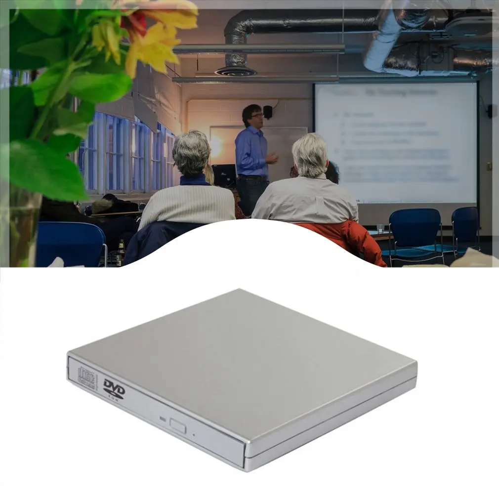 USB2.0 External Combo DVD/CD Burner RW Drive CD/DVD-ROM CD-RW Player Optical Drive for PC Laptop Computer Dropshipping Wholesale