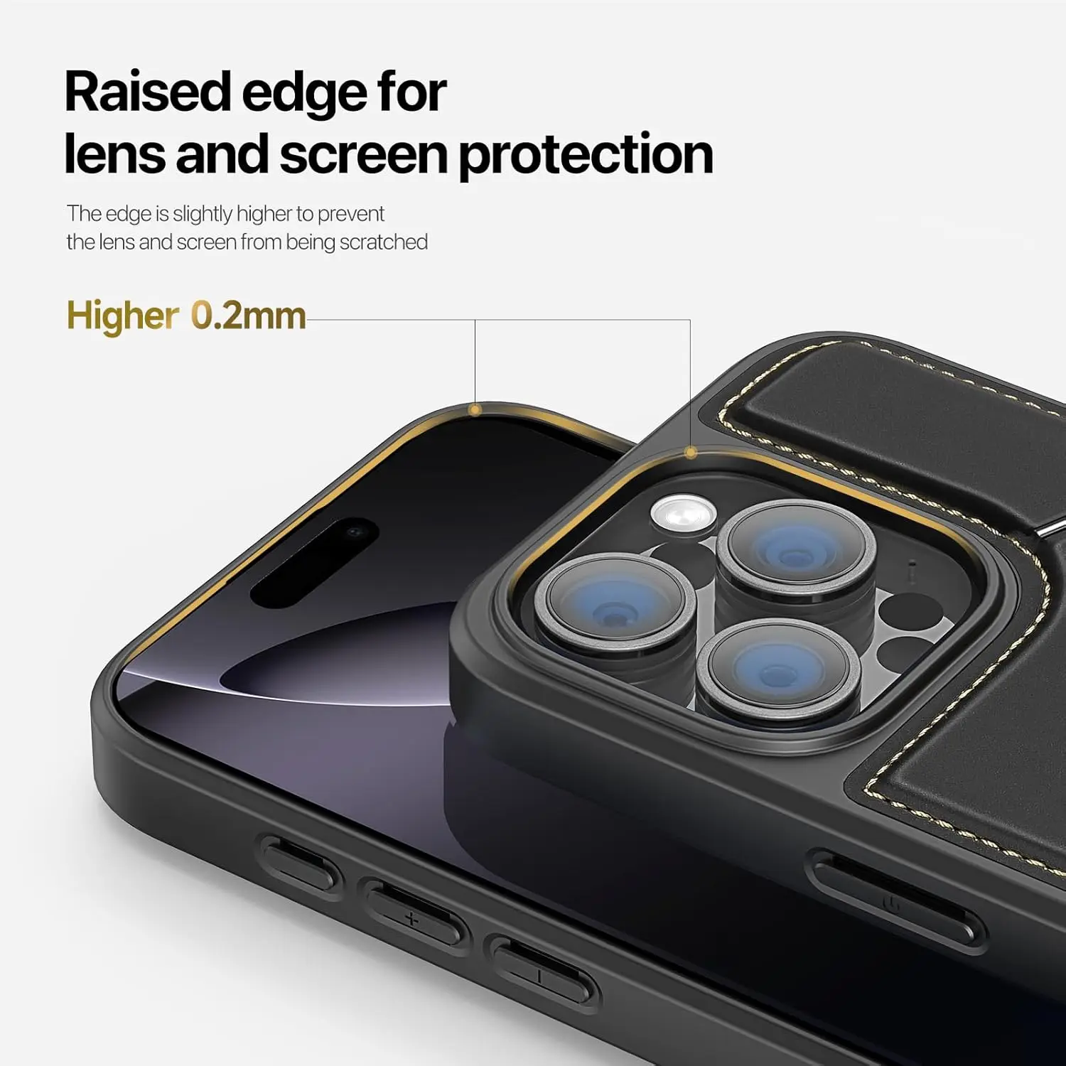 Для Apple iPhone 16e 16 15 14 13 Plus Pro Max чехол-кошелек Держатель кредитной карты с двунаправленной подставкой Встроенный чехол с блокировкой RF