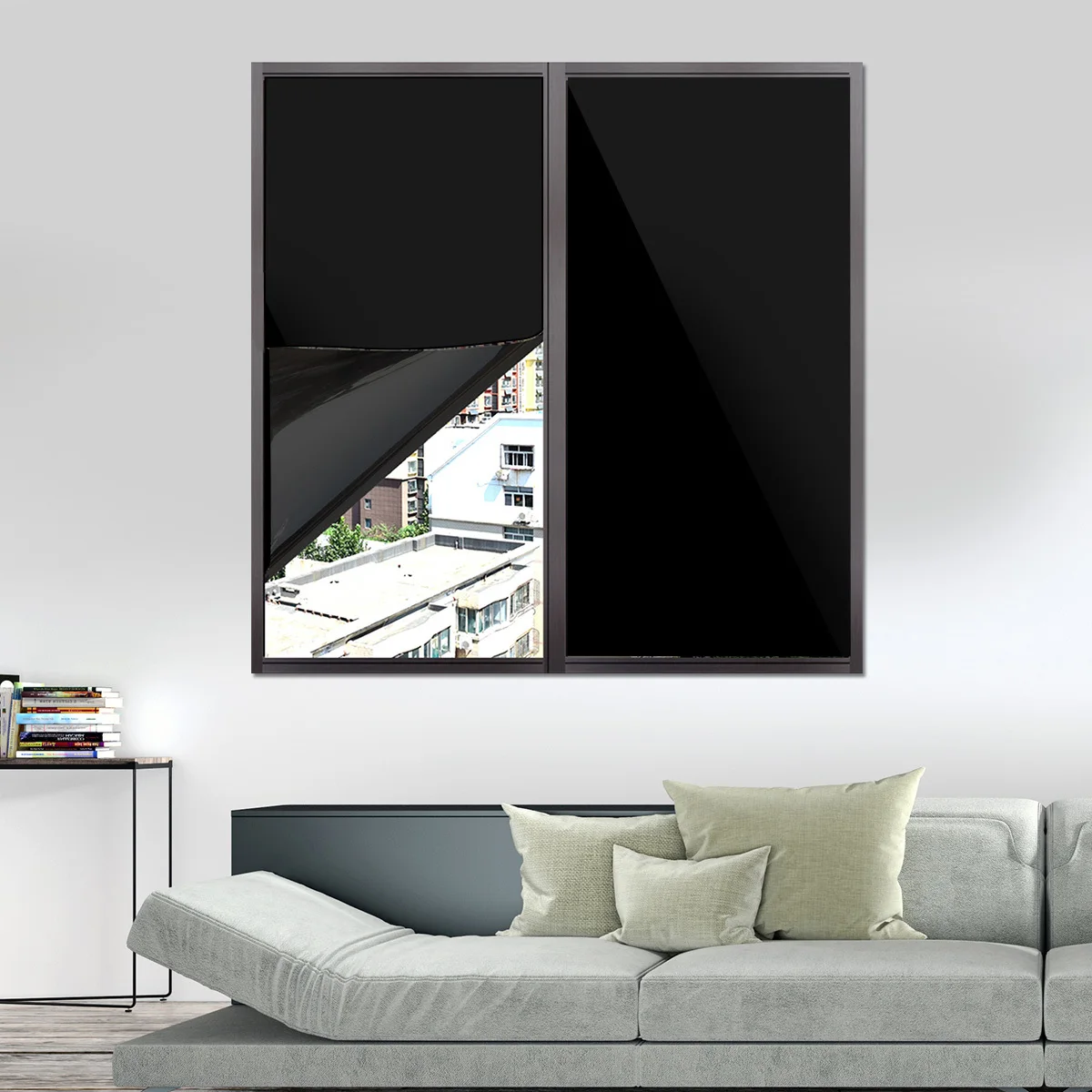 

1 pc 50X200Cm Heat Insulation Sun-Resistant Window Film Uv Blocking Light Filtering Anti-Glare Sticker For Home Office