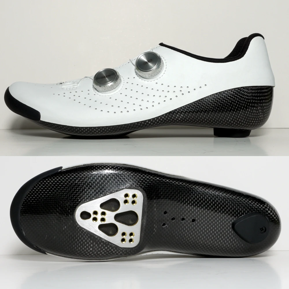 Hyper Cycling C15 SPD SL Alu Cleat Wahoo Alu Cleat Professional Carbon Cycling Shoes Ultralight Road Bike Carbon Road Riding Sho