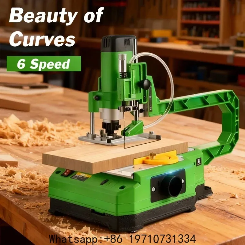 

Desktop Curve Saw Desktop Scroll Saw for Precise Cutting Table-mountedCutting Jigsaw Table Bench Curve Saw