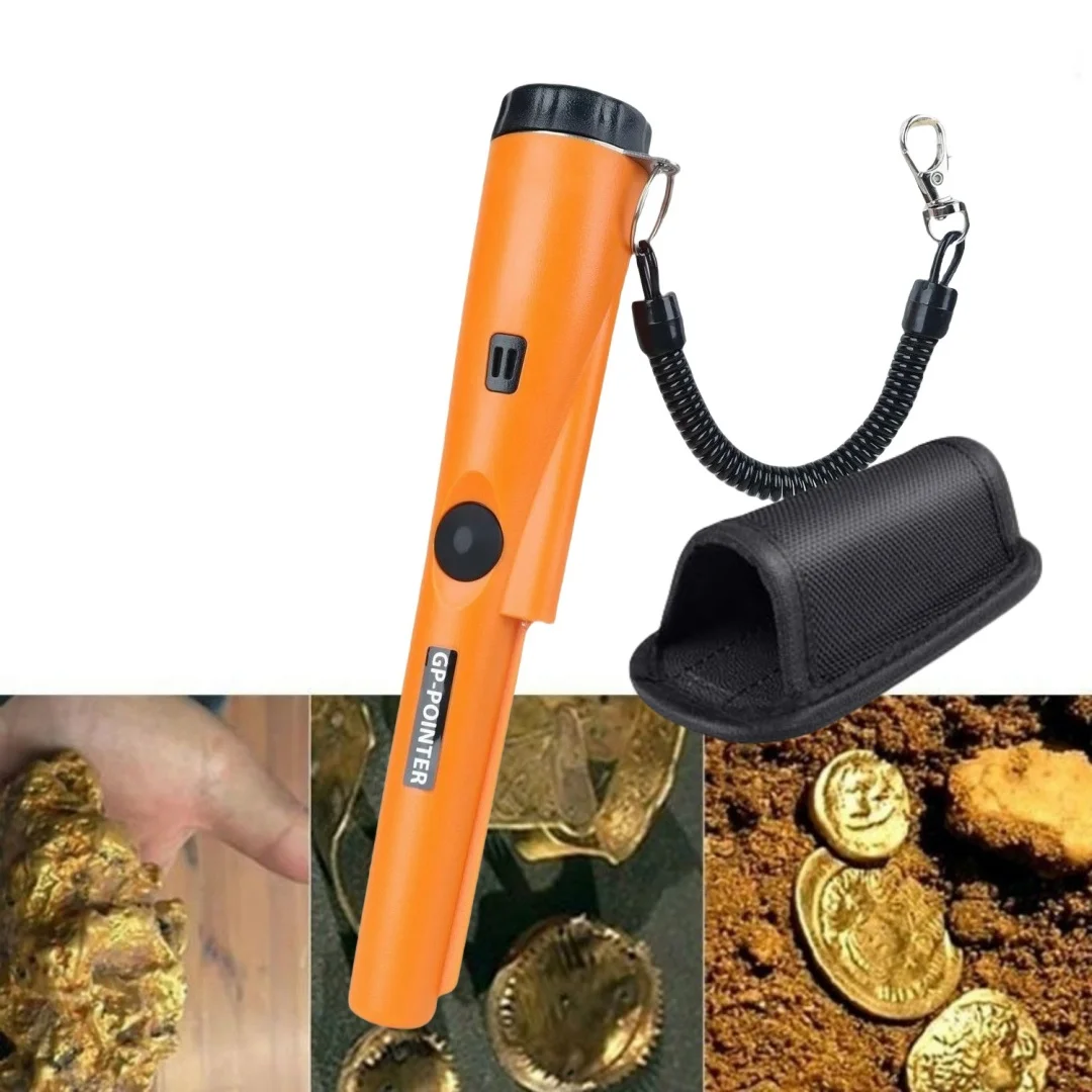 Partial Waterproof Metal Detector GP-Pointer Handheld Gold Detector Tools Audio And Vibration Alarm Security Scanner Device