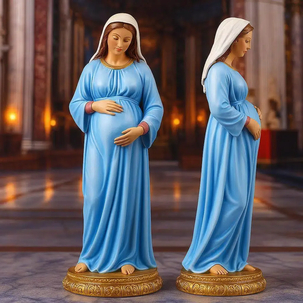 

Hand-painted statue resin decoration for home office. Name: Creative Catholic Decor. Belief: Classical style decoration. Elegant
