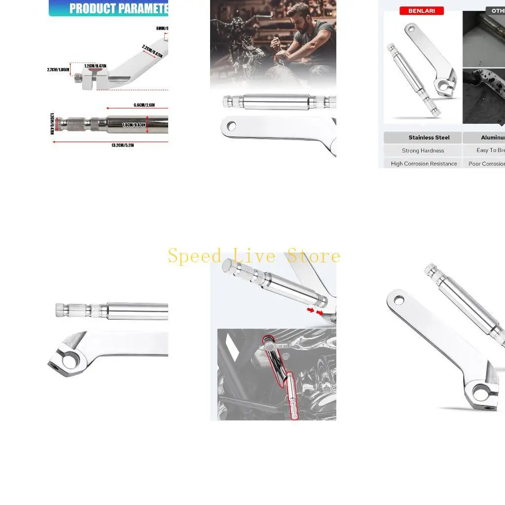 547C Smooth Changing Motorcycle Gear Change Lever Easy To Install And Fits Multiple Bike Models