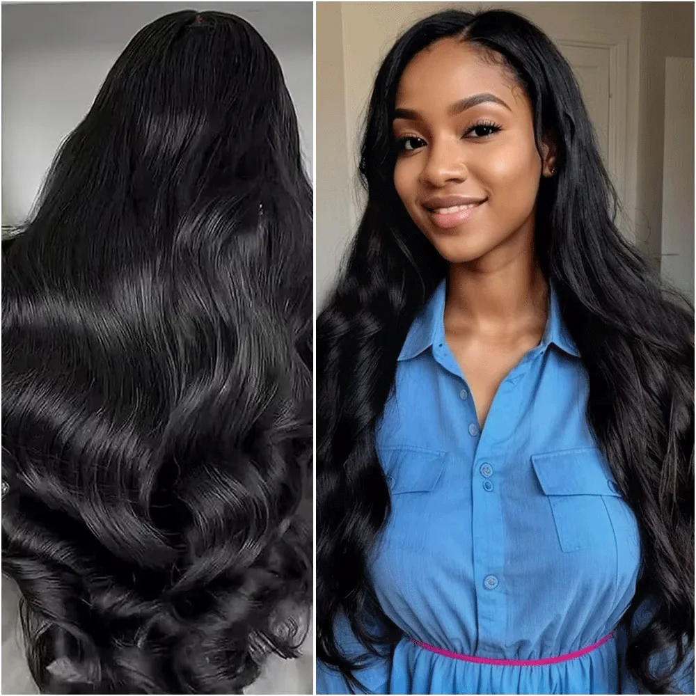 38 بوصة الجسم موجة 13x6 HD الدانتيل الشفاف الباروكات الأمامية 100% الشعر البشري قبل قطعها البرازيلي 200% الكثافة 13x4 الدانتيل شعر مستعار أمامي