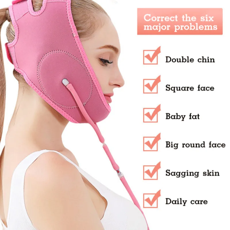 Inflatable mask V face ware small face shaping sleep mask paste lifting and firming face sculpture V face bandage